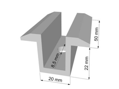 Obrázek Příchytka Solar- Omega stříbrná