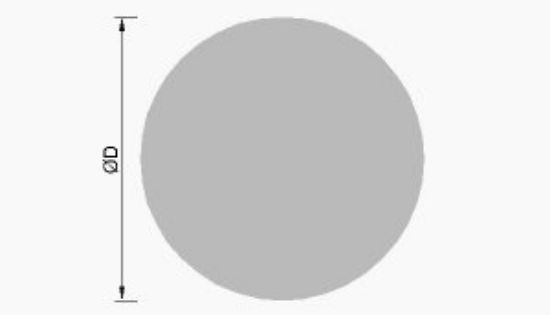 Obrázek Hliníková tyč kruhová pr. 140 6082 T6/T6511  délka = 3m