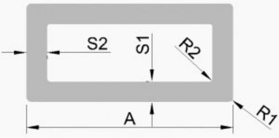 Obrázek Hliníkový jekl 60x20x2