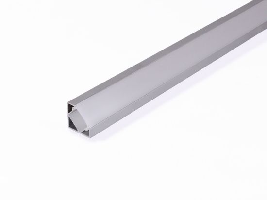 Obrázek LED profil rohový s difuzorem mléčný 2m