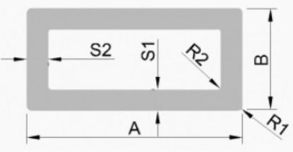 Obrázek Hliníkový jekl 40x40x2