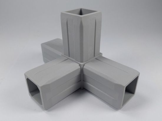 Obrázek Plast. spojka pro J40x40x2  4D šedá