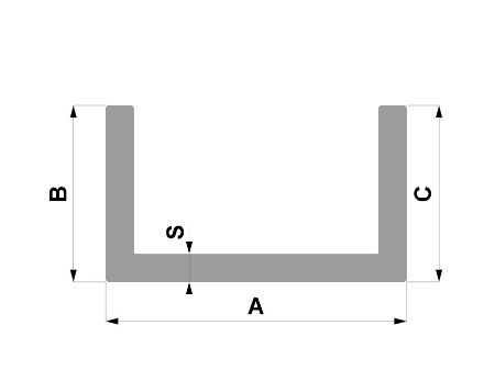 Obrázek pro kategorii Hliníkové  U profily