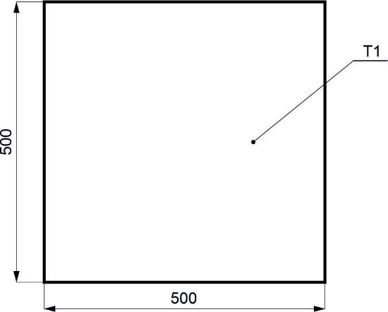 Obrázek Hliníkový přířez 1x500x500*0,7kg