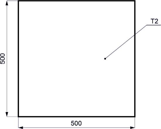 Obrázek Hliníkový přířez 2x500x500*1,38kg